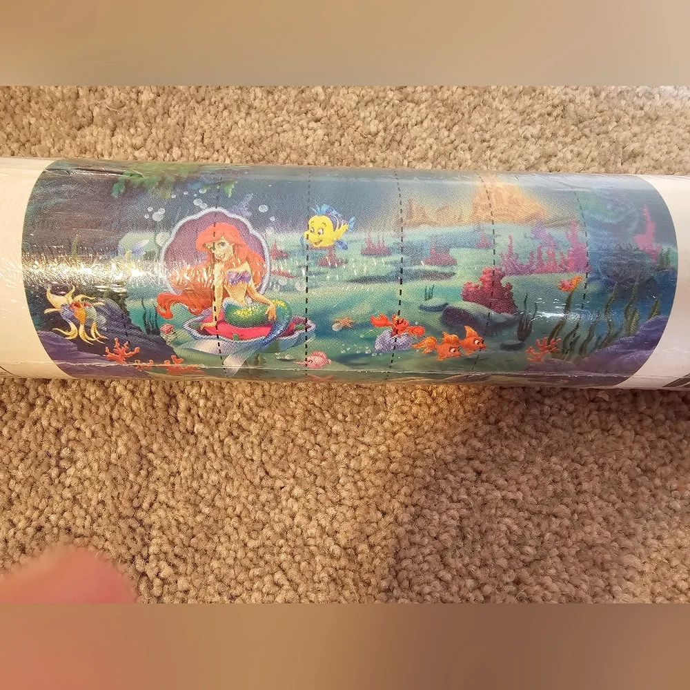 Disney Princes Littlest Mermaid Peel and Stick Wall Mural by RoomMates 10.5'x6'